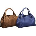 Bill Blass 'Abraham' Soft Italian Pebble Leather Tote Bag