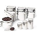 Ceramic 7-piece Canister Set