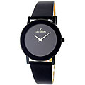 Le Chateau Men's Slim Black Watch