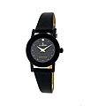 Le Chateau Women's Slim Diamond Black Watch