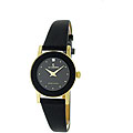 Le Chateau Women's Slim Diamond Black Watch
