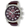 Le Chateau Men's Brown Strap Chronograph Watch