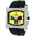 Le Chateau Men's Sports Dinamica Yellow Chronograph Watch