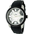 Le Chateau Men's Skeleton Rubber Band Watch