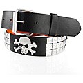 Iced Out Gear Men's 'Studded Skull' Belt