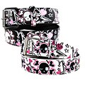 Iced Out Gear Women's 'Skulls Hearts & White Stars' Belt