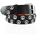Iced Out Gear Men's 'Peace Sign' Belt