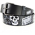 Iced Out Gear Men's 'Skull and Stars' Belt
