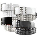 Iced Out Gear Men's Studded Faux Leather Belt 