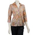 Joseph A. Women's Paisley Print Top