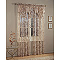 Julianne Sheer Floral Window Curtain Panel