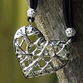 Silk 'Frozen Heart' Choker (Thailand)