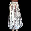 Cotton 'Hill Tribe Chic' Wraparound Skirt (Thailand)