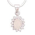 Moonstone 'Dazzle' Pendant Necklace (Thailand)