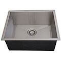 Ticor Square Undermount 16 Gauge Stainless Steel Single Bowl Kitchen Sink