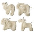 Fleece Flatties Stuffingless Dog Toys
