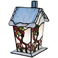 Tiffany-style Bird House Accent Lamp