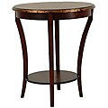Harrison Beidermeir Dark Brown Round Side Table 