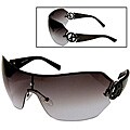 Giorgio Armani 475/S Women's Dark Ruthenium Wrap Sunglasses