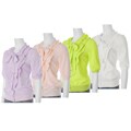 Journee Collection Women's Runway Design Ruffled Blouse