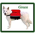 Outward Hound Quick-release Green Dog Backpack 