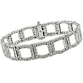 14k Gold 2ct TDW Diamond Square Link Bracelet (HI, I1-I2)