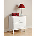 Woodbury White 2-drawer Nightstand