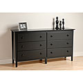 Bentley Black 6-drawer Dresser
