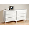 Woodbury White 6-drawer Dresser