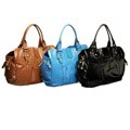 Hype 'Gaby' Large Leather Tote Bag