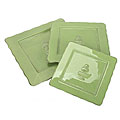 Boxwood 3-piece Green Plate Set