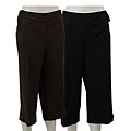 Sharagano Studio Women's Plus Size Cropped Pants