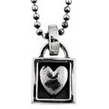 Kate 'n Al Silver 'Small Box of Love' Necklace