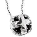 Kate 'n Al Silver 'Ball of Kisses' Necklace