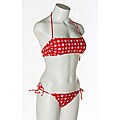 Salinas Women's 'Iaia ' Polka Dot Bandeau Bikini