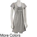 Stephanie Rogers Women's Ruffle-front Dress