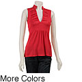 Princess Women's Rouched Sleeveless Top