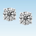 Platinum 1ct TDW IGL Certified Diamond Studs (H-I, SI1-SI2)