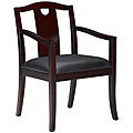Mercado Wood and Leather Guest Chair