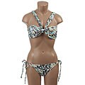 Perry Ellis Women's Bandeau and Hipster Bottom Bikini