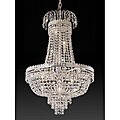 Empire Crystal 11-light Silver Chandelier