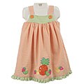 Good Lad Toddler Girl's Peach Seersucker Dress