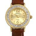 Dufonte by Lucien Piccard Women's Goldtone Dial Watch