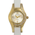 Dufonte by Lucien Piccard Women's Fashion Bezel White Watch