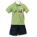 Kids Headquarters Boy's Safari 3-piece Short Set