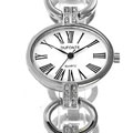 Dufonte by Lucien Piccard Women's White Oval Watch