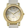 Dufonte by Lucien Piccard Women's White Strap Watch