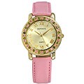 Dufonte Women's Pink Strap Watch