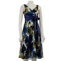 Evan Picone Women's Printed Chiffon Dress