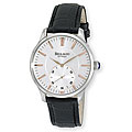 Bellagio San Marco Series Men's Black Leather Strap Watch